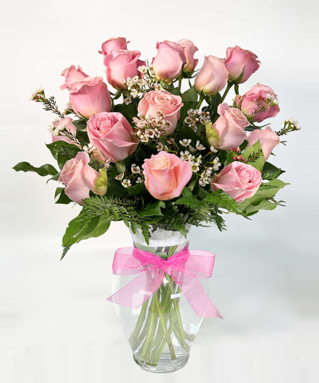 Long Stemmed Pink Roses