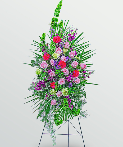 Always Remembered Standing Spray | Birmingham Funeral Flowers