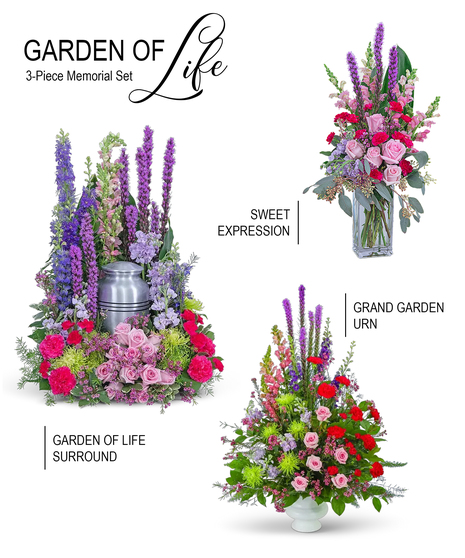 Garden of Life 3-Piece Memorial Set